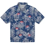 Texas Rangers Hawaiian Shirt - Vintage Palm Tree | Moonbestprint