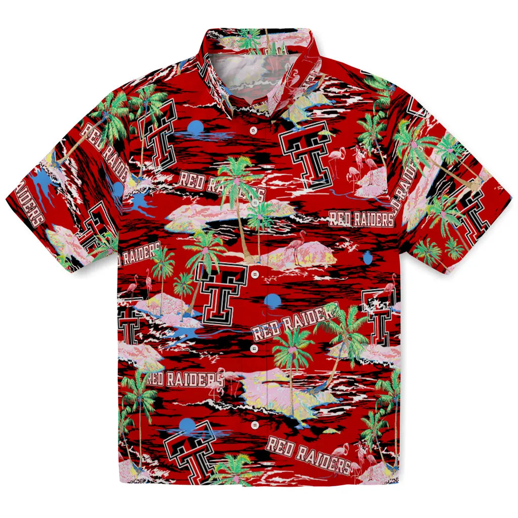 Texas Tech Raiders Flamingo Retreat 2026 Hawaiian Shirt – Moonbestprint