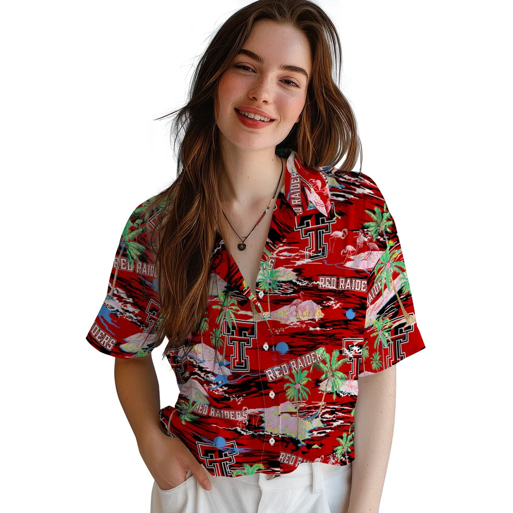 Texas Tech Raiders Flamingo Retreat 2026 Hawaiian Shirt – Moonbestprint
