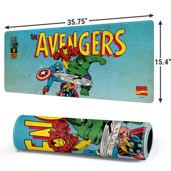Marvel Classic Comics The Avengers Gaming Mouse Pad Moonbestprint