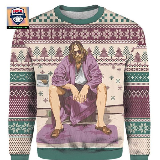 The Big Lebowski Ugly Christmas 3D Sweater ? Usalast