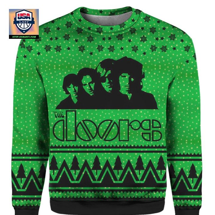 The Doors Band 3D Print Ugly Christmas Sweater Hoodie ? Usalast