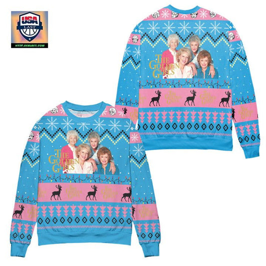 The Golden Girls Character Ugly Christmas Sweater ? Blue ? Usalast