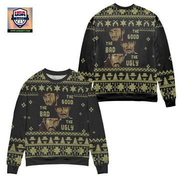 The Good The Bad And The Ugly Ugly Christmas Sweater ? Black ? Usalast