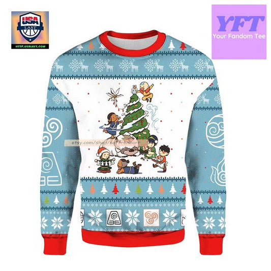 The Last Airbender Avatar 2022 Merry 2022 3d Ugly Christmas Sweater ? Usalast