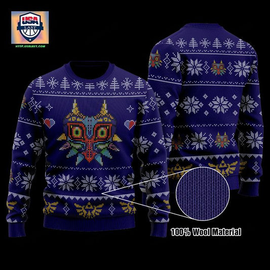 The Legend Of Zelda Majoras Mask Christmas Sweater ? Usalast