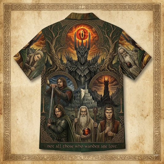 Unisex The Lord of the Rings 25th Anniversary Collection Graphic Hawaiian Shirt for Movie Fans – Moonbestprint