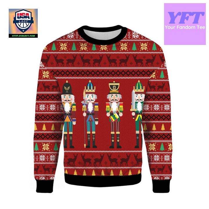 The Nutcracker Nutcracker Nutcracker 3d Ugly Christmas Sweater ? Usalast