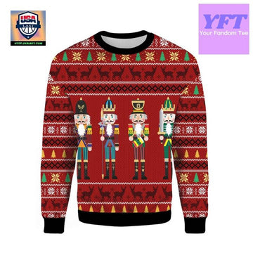 The Nutcracker Nutcracker Nutcracker 3d Ugly Christmas Sweater ? Usalast