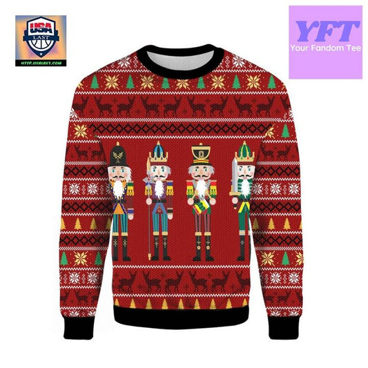 The Nutcracker Nutcracker Nutcracker 3d Ugly Christmas Sweater ? Usalast