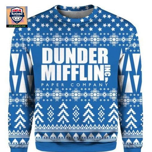The Office Dunder Mifflin 3D Print Christmas Ugly Sweater Hoodie ? ? Usalast