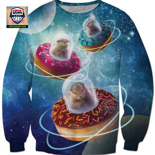 They Came From Otter Space Crewneck Sweater ? Usalast