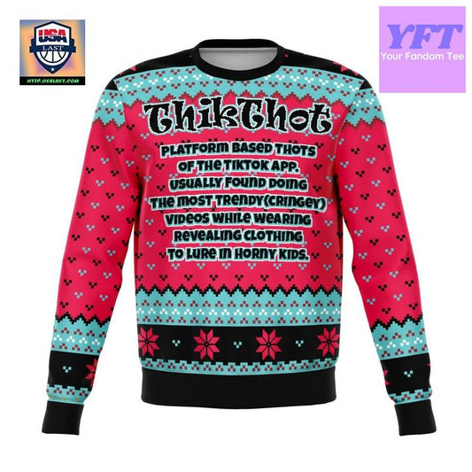 Thikthot Meme 2022 Design 3d Ugly Christmas Sweater ? Usalast