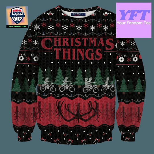 Things Xmas 3d Ugly Christmas Sweater ? Usalast