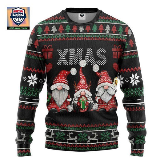 Three Gnomes Xmas Christmas Sweater ? Usalast