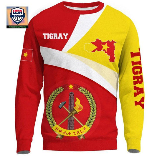 Tigray Sweater Tigray Flag Maps Red A10 ? Usalast