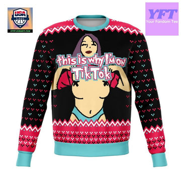 Tiktok Reason Meme 2022 Design 3d Ugly Christmas Sweater ? Usalast