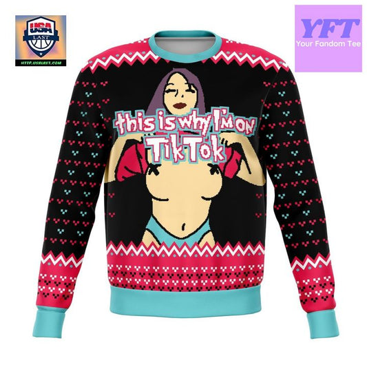 Tiktok Reason Meme 2022 Design 3d Ugly Christmas Sweater ? Usalast
