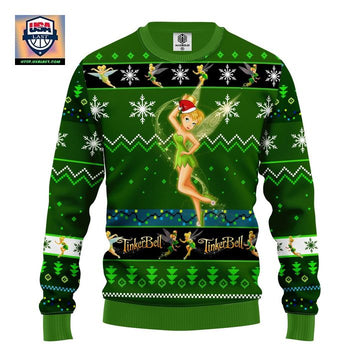 Tinker Bell Ugly Christmas Sweater Green Amazing Gift Idea Thanksgiving Gift ? Usalast