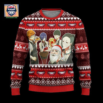 Tokyo Ghoul Anime Ugly Christmas Sweater Custom Xmas Gift ? Usalast