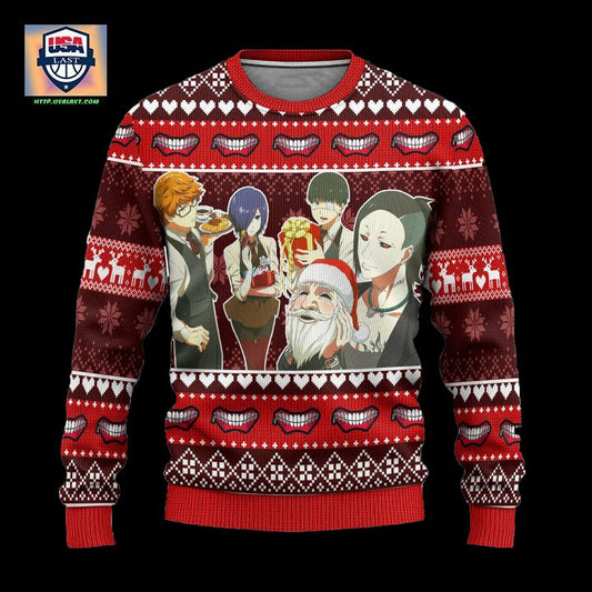 Tokyo Ghoul Anime Ugly Christmas Sweater Custom Xmas Gift ? Usalast