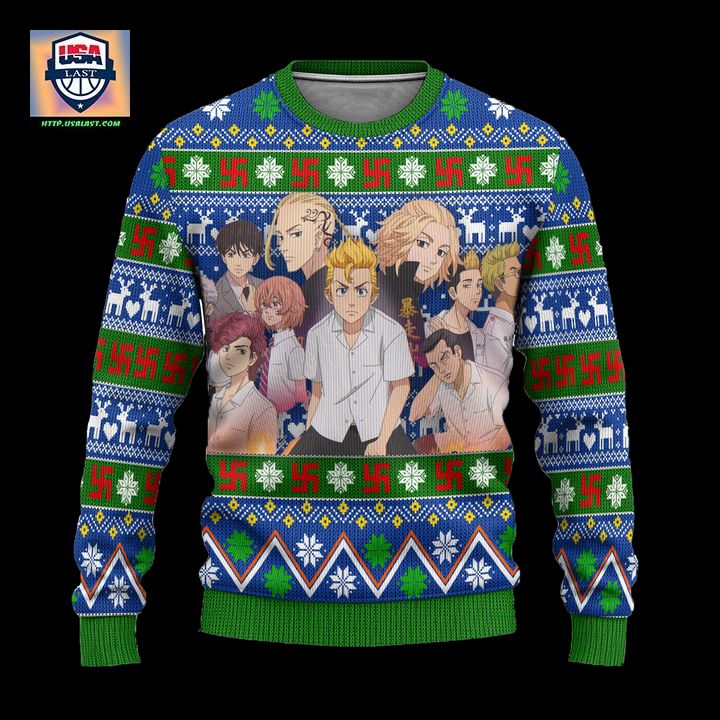 Tokyo Revengers Anime Ugly Christmas Sweater Custom Xmas Gift ? Usalast