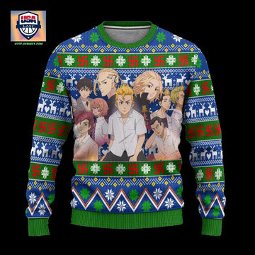 Tokyo Revengers Anime Ugly Christmas Sweater Custom Xmas Gift ? Usalast