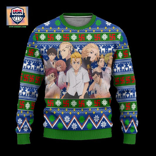 Tokyo Revengers Anime Ugly Christmas Sweater Custom Xmas Gift ? Usalast