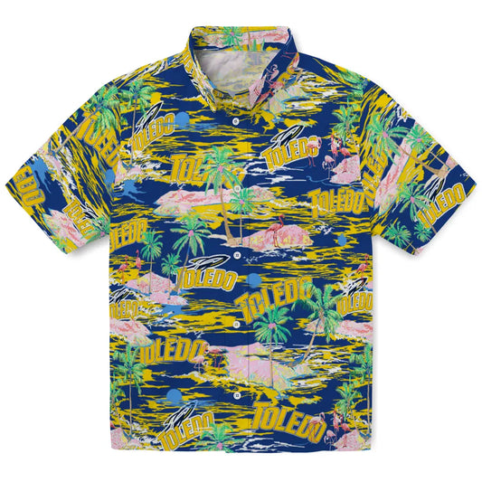Toledo Rockets Flamingo Retreat 2026 Hawaiian Shirt – Moonbestprint