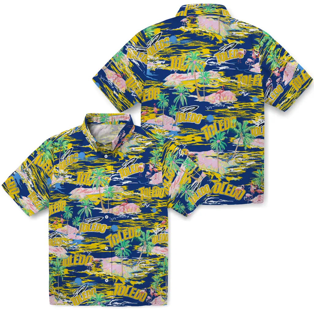 Toledo Rockets Flamingo Retreat 2026 Hawaiian Shirt – Moonbestprint