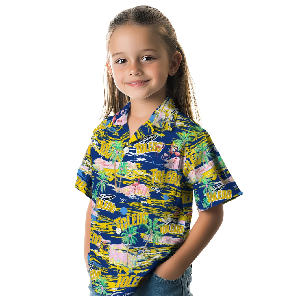 Toledo Rockets Flamingo Retreat 2026 Hawaiian Shirt – Moonbestprint