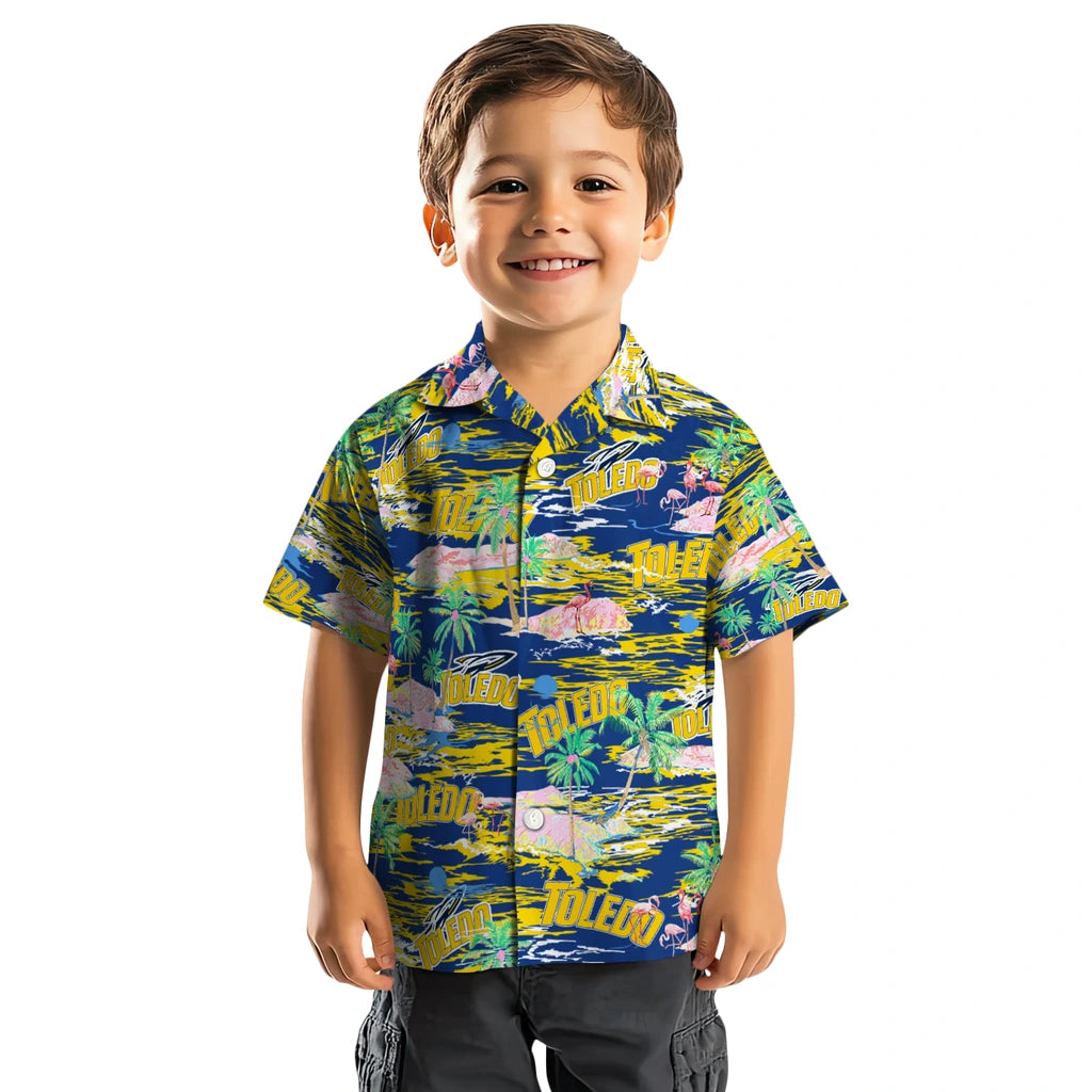 Toledo Rockets Flamingo Retreat 2026 Hawaiian Shirt – Moonbestprint