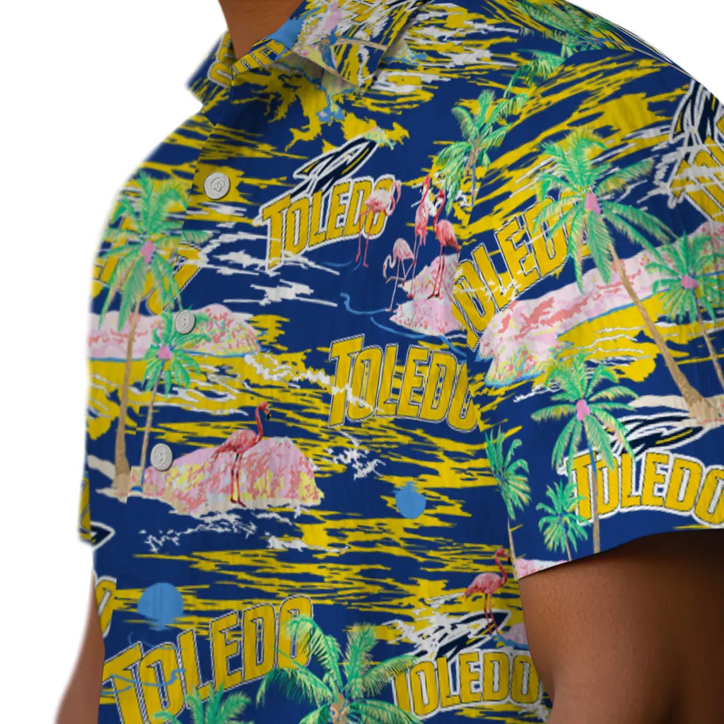 Toledo Rockets Flamingo Retreat 2026 Hawaiian Shirt – Moonbestprint