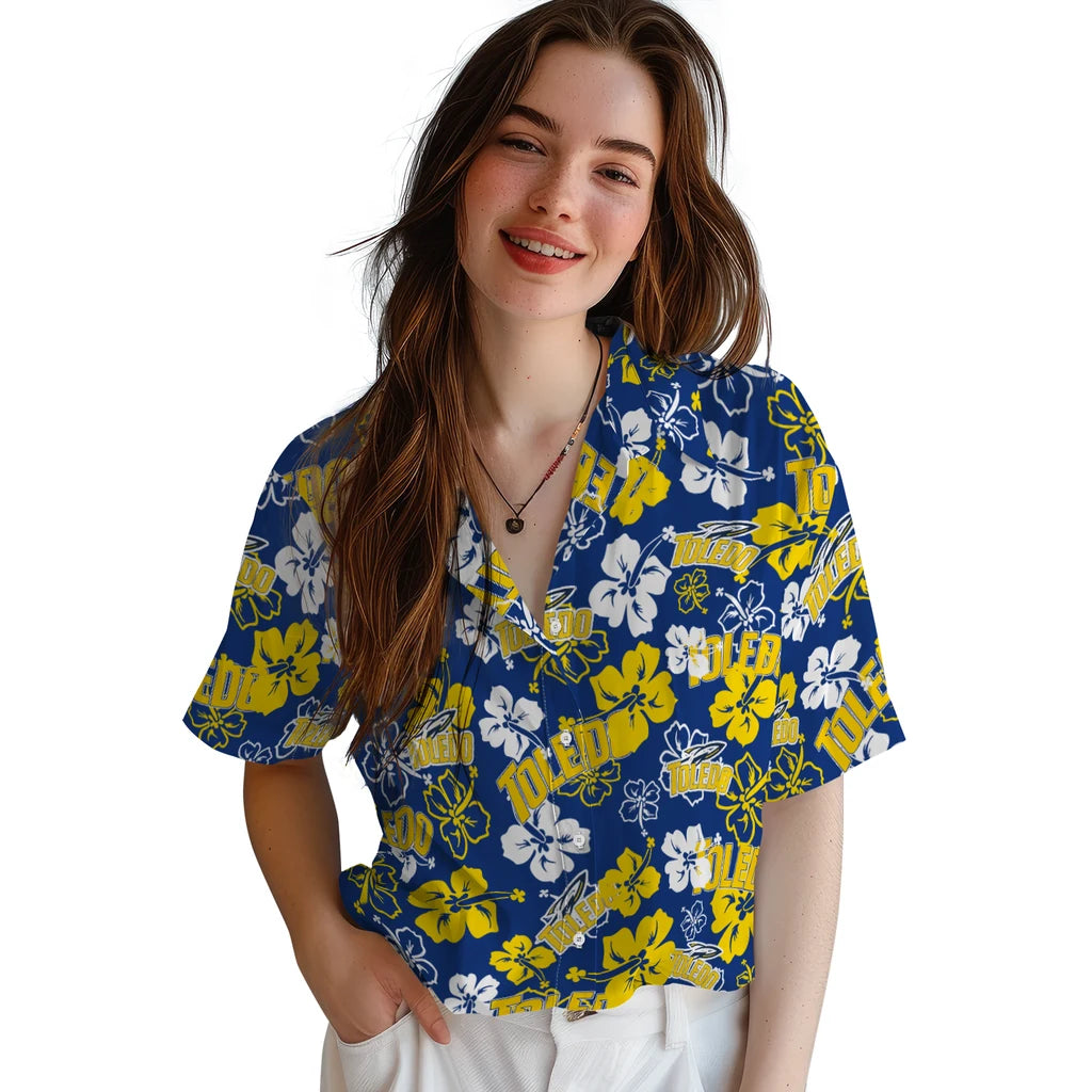 Toledo Rockets Hibiscus Bloom Hawaiian Shirt – Moonbestprint