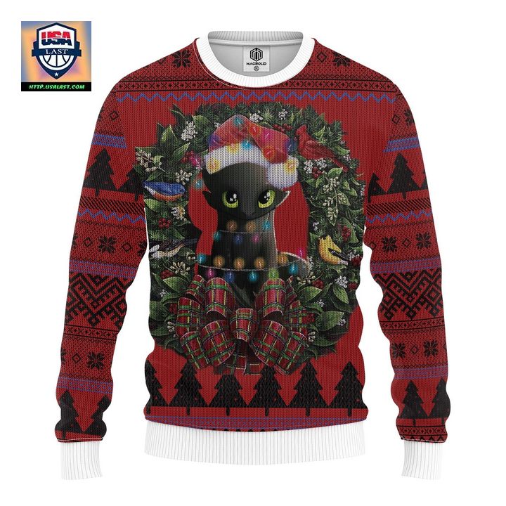 Toothless 1 _How To Train Your Dragon Mc Ugly Christmas Sweater Thanksgiving Gift ? Usalast