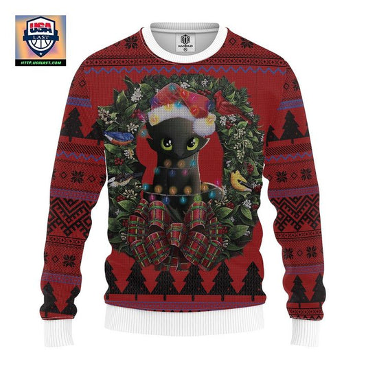 Toothless 1 _How To Train Your Dragon Mc Ugly Christmas Sweater Thanksgiving Gift ? Usalast