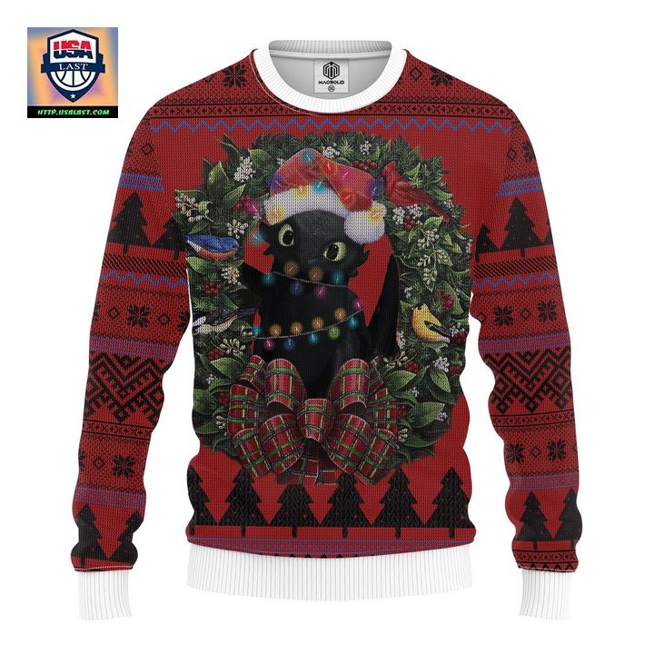 Toothless 2 _How To Train Your Dragon Mc Ugly Christmas Sweater Thanksgiving Gift ? Usalast