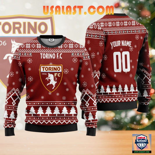 Torino FC Personalized Ugly Christmas Sweater Red Version ? Usalast