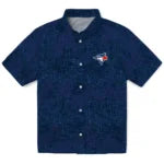 Toronto Blue Jays Hawaiian Shirt - 50th State Flower | Moonbestprint