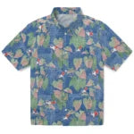 Toronto Blue Jays Hawaiian Shirt - Anthurium Overlay | Moonbestprint