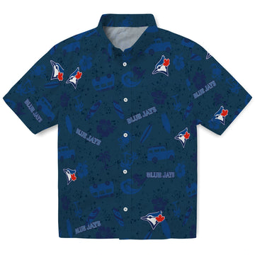 Toronto Blue Jays Hawaiian Shirt - Beach Vibe | Moonbestprint