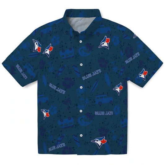 Toronto Blue Jays Hawaiian Shirt - Beach Vibe | Moonbestprint