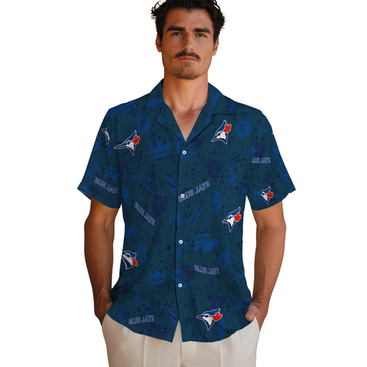 Toronto Blue Jays Hawaiian Shirt - Beach Vibe | Moonbestprint