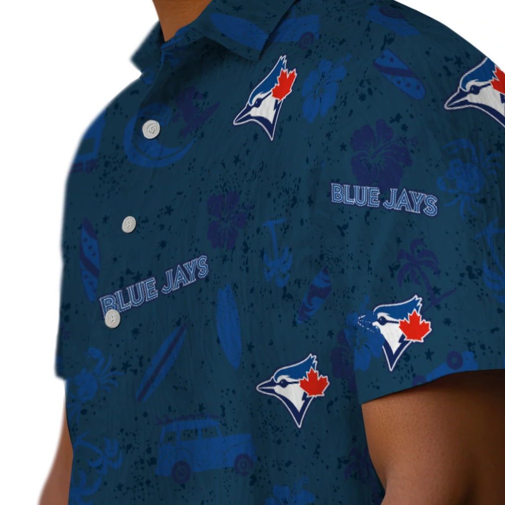 Toronto Blue Jays Hawaiian Shirt - Beach Vibe | Moonbestprint