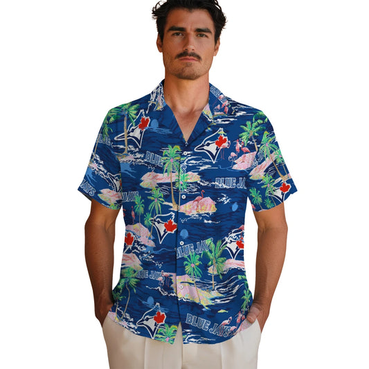 Toronto Jays Flamingo Retreat 2026 Hawaiian Shirt – Moonbestprint