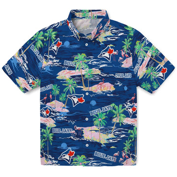 Toronto Blue Jays Hawaiian Shirt - Hawaii Island | Moonbestprint
