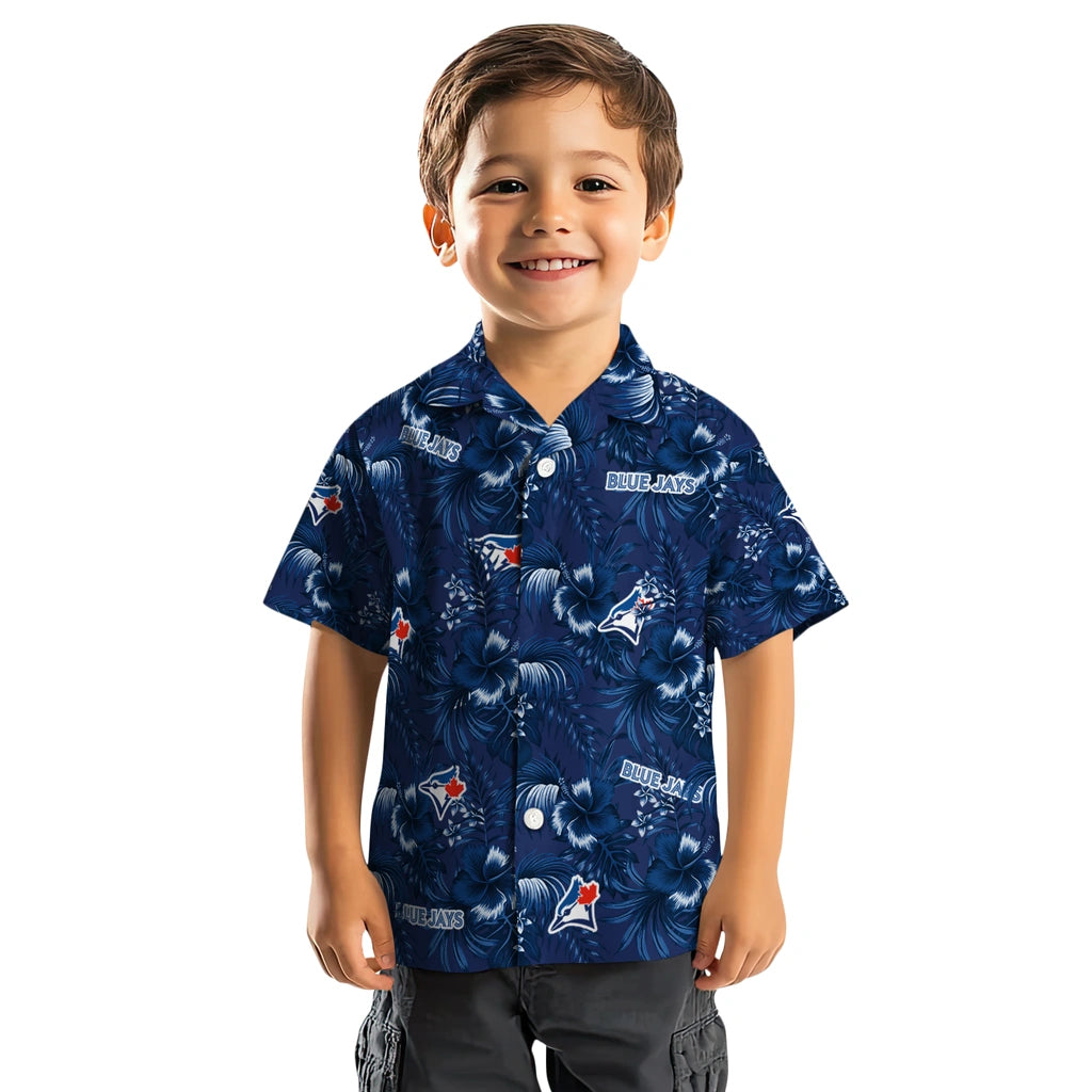 Toronto Blue Jays Hawaiian Shirt - Hibiscus Exotic | Moonbestprint
