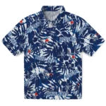Toronto Blue Jays Hawaiian Shirt - Hibiscus Overlay | Moonbestprint