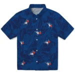 Toronto Blue Jays Hawaiian Shirt - Monstera Layer | Moonbestprint