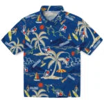 Toronto Blue Jays Hawaiian Shirt - Palm Tree Island | Moonbestprint